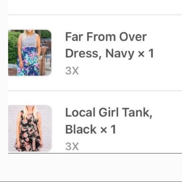 BELLAMIE plus • Navy Floral Stripe • DRESS - Picture 4 of 5